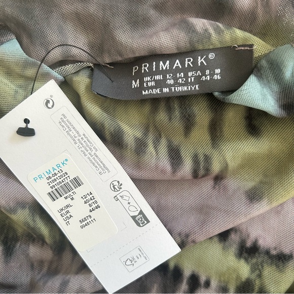 PRIMARK -NWT- Mesh Mock Neck Top - Picture 3 of 7
